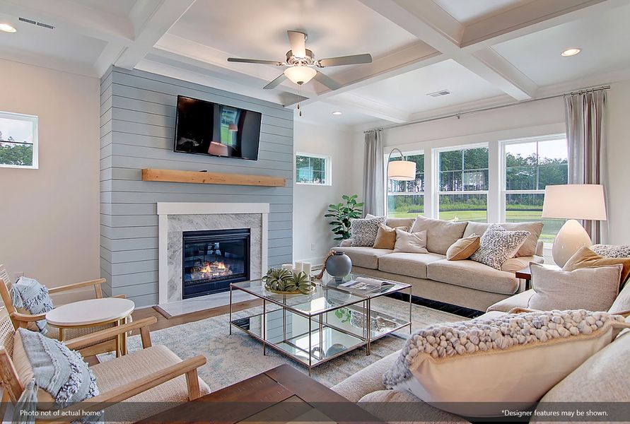 Furnished interior view inside a new home in Indigo at Abbey Preserve, Wilmington (Image 9).