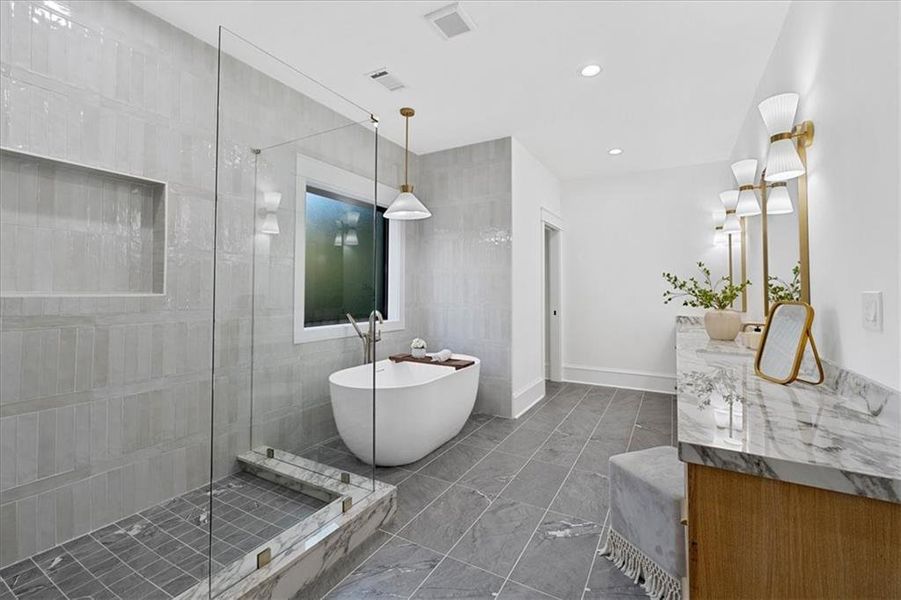 Furnished interior view inside a new home in , Decatur (Image 47).