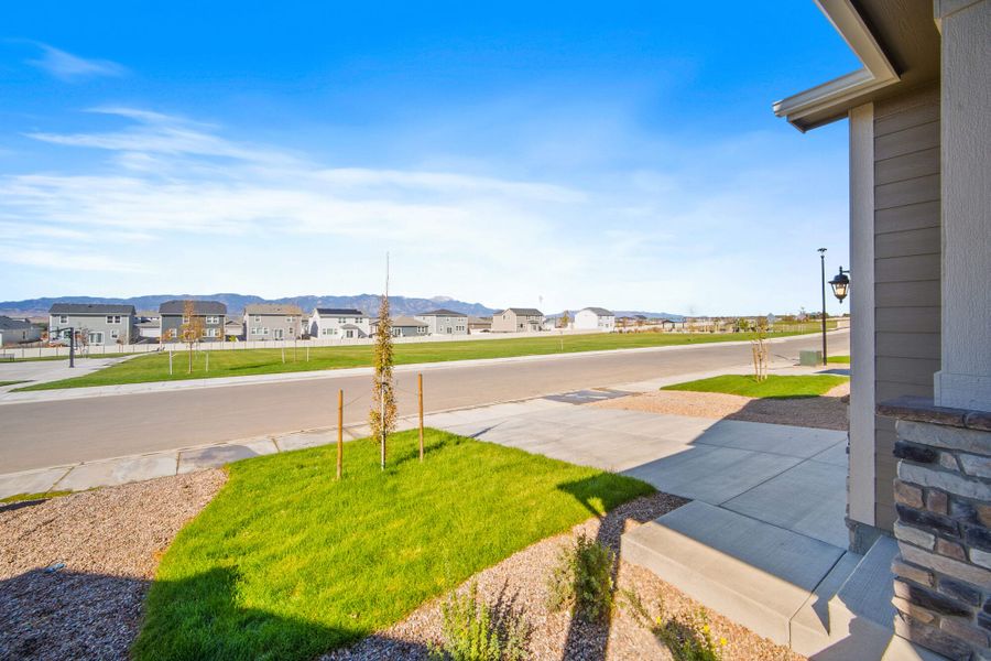 Exterior details and patio area of a home in Aspen Ranch, Fountain (Image 26).