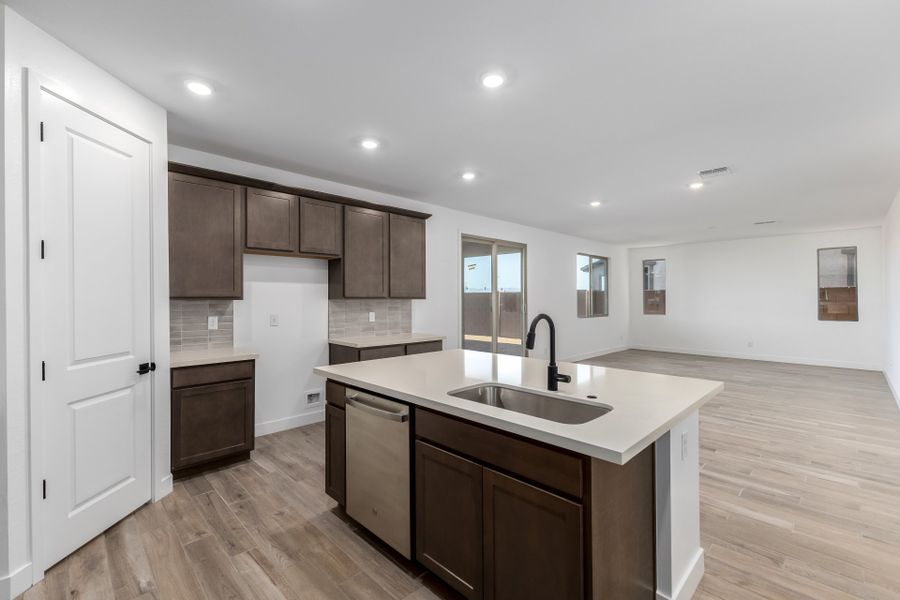 Furnished interior view inside a new home in Bella Vista Farms, San Tan Valley (Image 4).