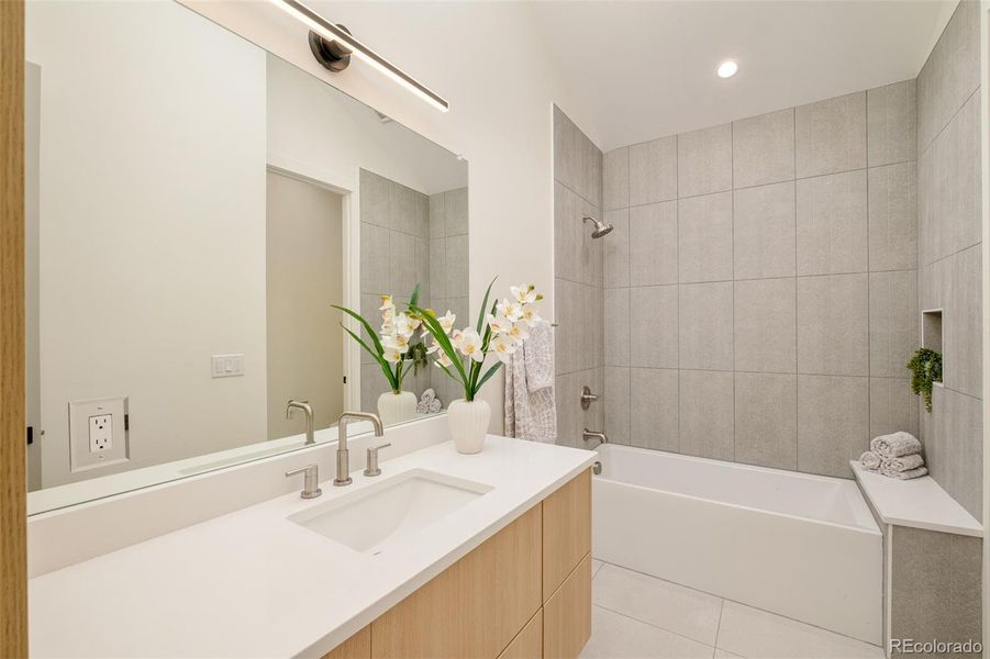 Furnished interior view inside a new home in , Denver (Image 15).