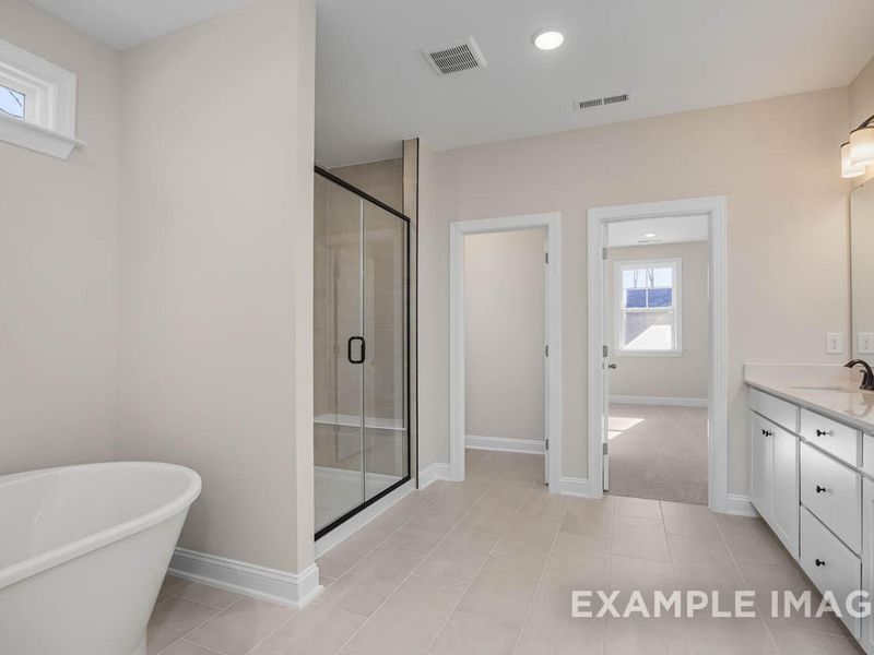 Furnished interior view inside a new home in Tobacco Road, Angier (Image 9).