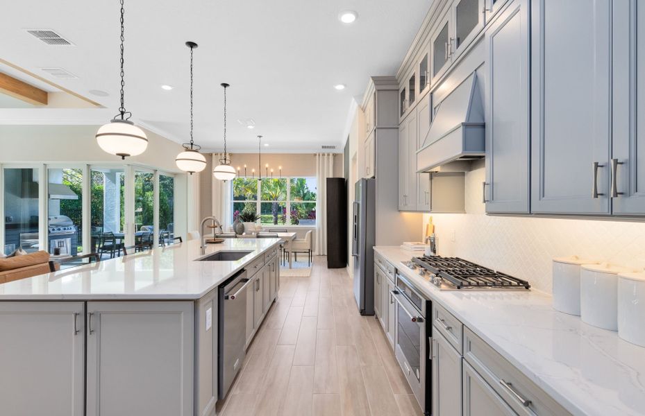 Representative furnished interior of a home built from the Renown by Del Webb in Del Webb Twin Lakes, St. Cloud (Image 5).
