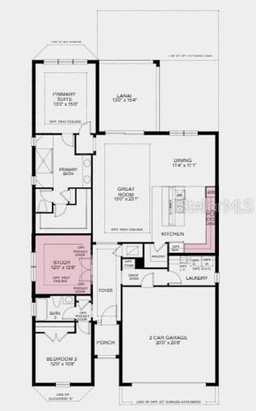 2D floor plan layout of this home in Esplanade at Westview, Kissimmee, FL (Image 3). 2D floor plan layout of this home in Esplanade at Westview, Kissimmee, FL (Image 3).