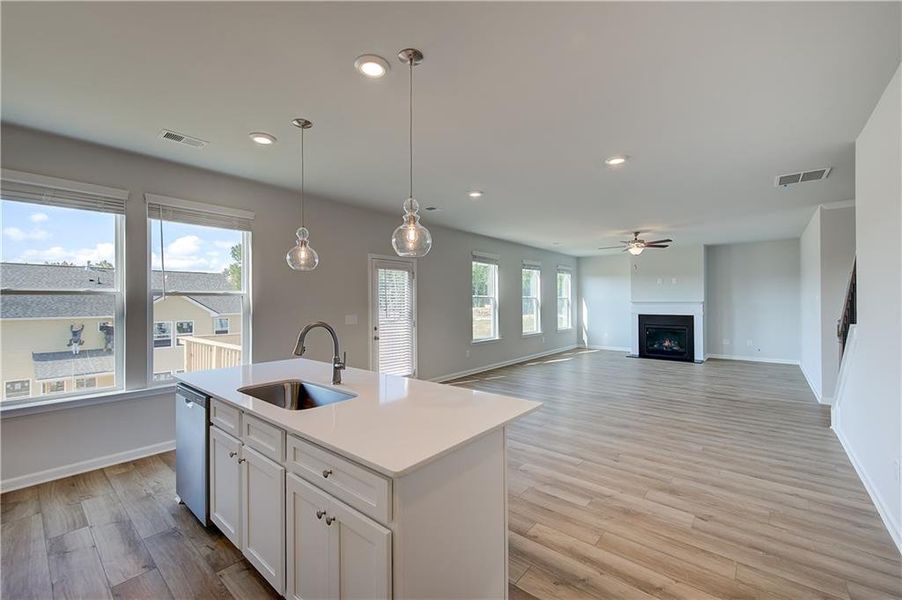 Furnished interior view inside a new home in Cooper Park, McDonough (Image 5).