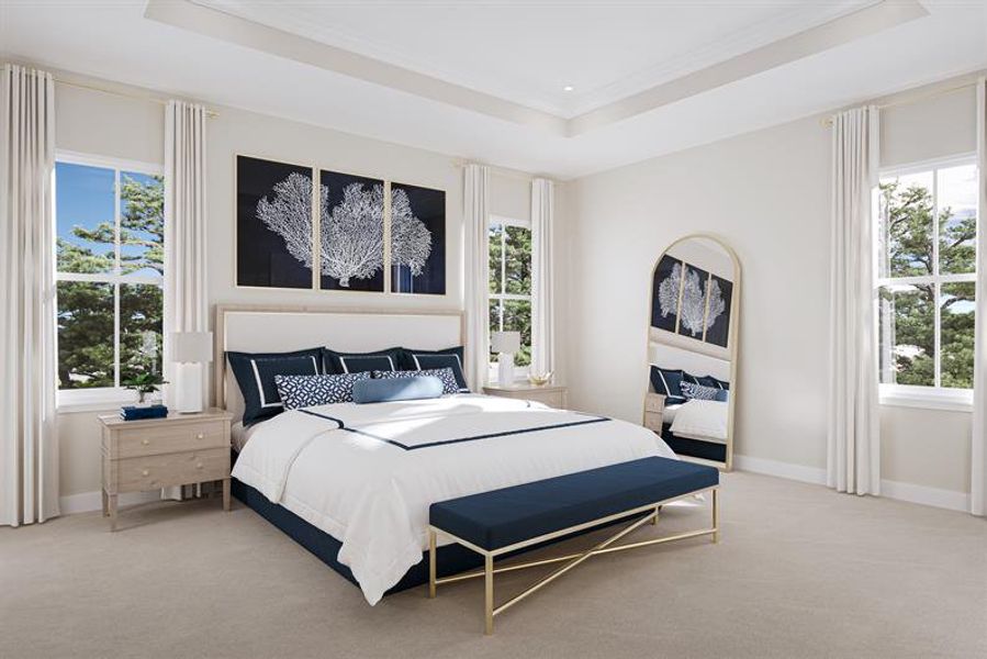 Furnished interior view inside a new home in Cainhoy Preserve, Huger (Image 7).