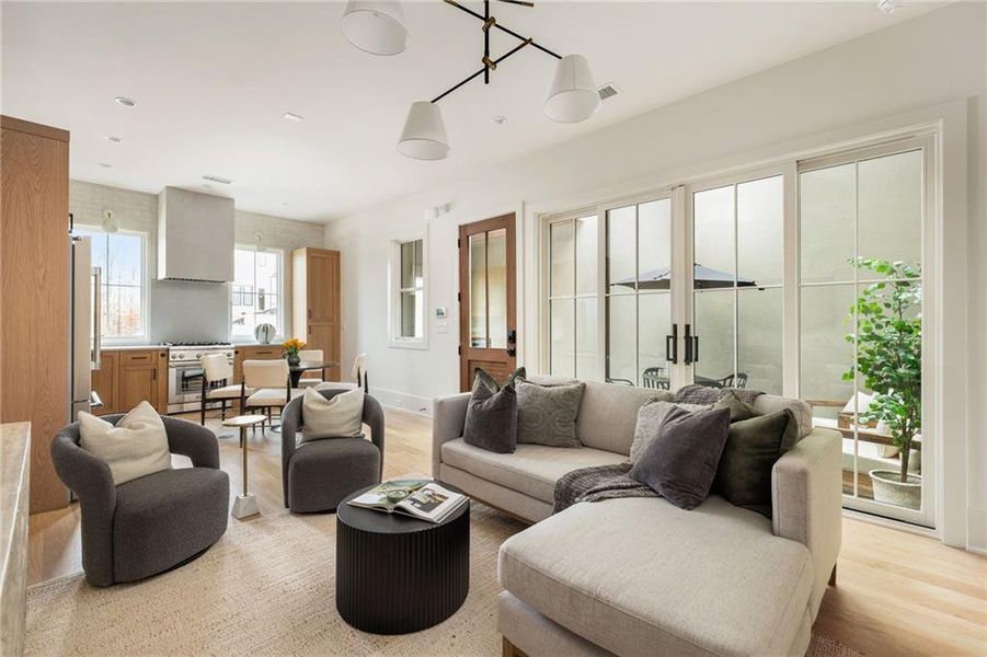 Furnished interior view inside a new home in , Chattahoochee Hills (Image 6).