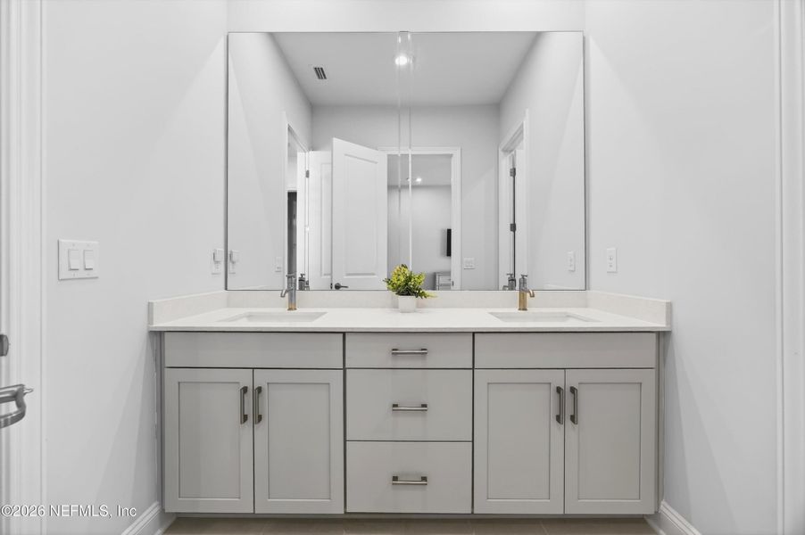 Furnished interior view inside a new home in RiverTown, St. Johns (Image 45).