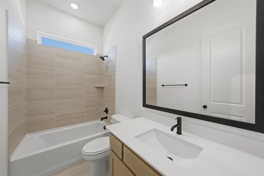 Furnished interior view inside a new home in Fields - 50' Lots, Frisco (Image 8).