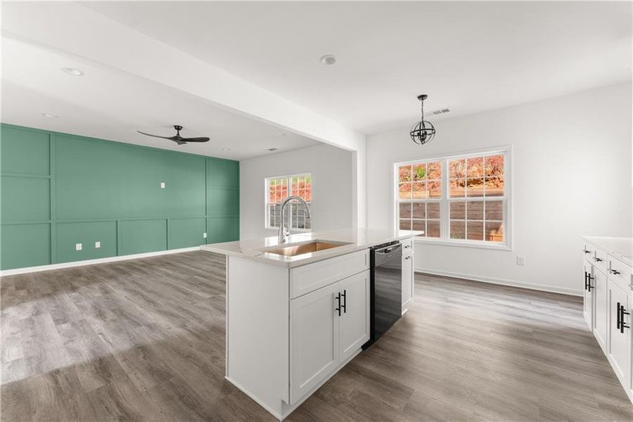Furnished interior view inside a new home in , Gainesville (Image 6).