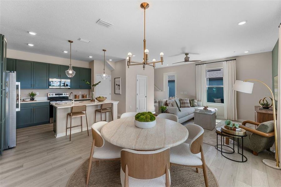 Furnished interior view inside a new home in , Apopka (Image 5).
