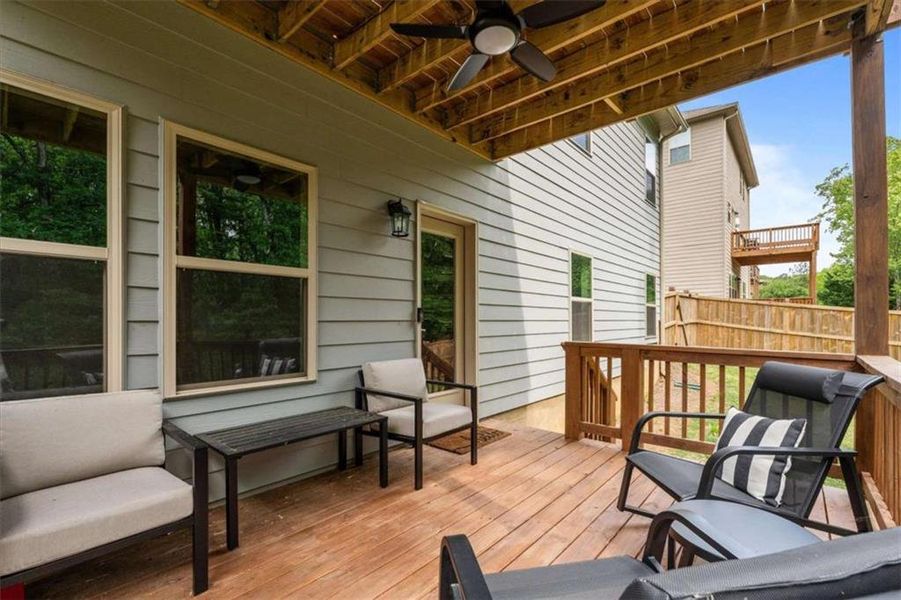 Exterior details and patio area of a home in Saddle Ridge, Bremen (Image 3).