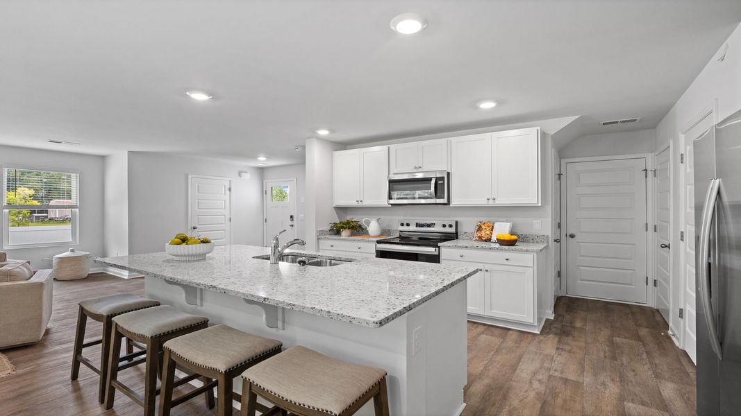 Furnished interior view inside a new home in The Groves at Bees Creek, Ridgeland (Image 7).