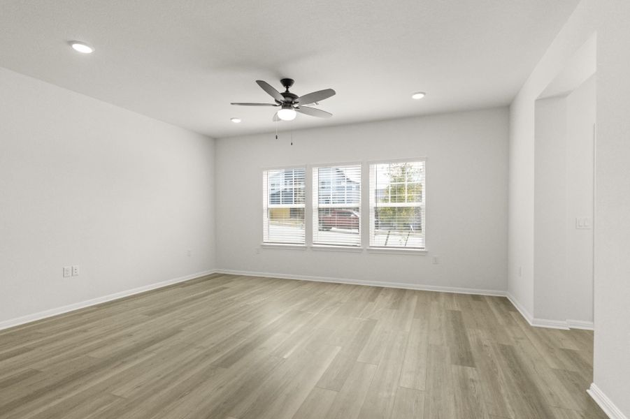 Spacious, unfurnished interior of a new home in Whisper Valley, Manor (Image 14).