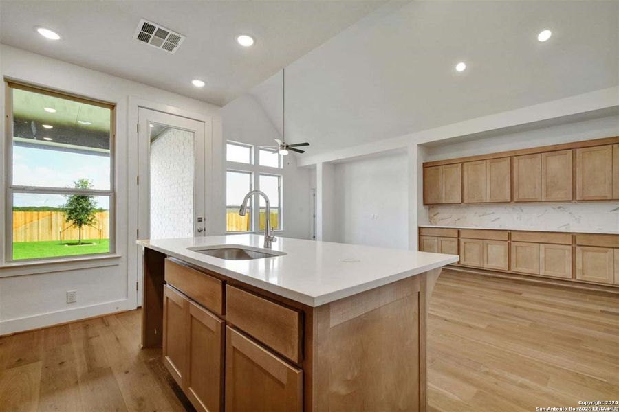 Furnished interior view inside a new home in Alsatian Oaks, Castroville (Image 4).