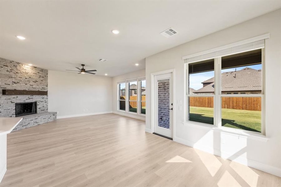 Spacious, unfurnished interior of a new home in Meadow Vista 60-65, Anna (Image 24). Spacious, unfurnished interior of a new home in Meadow Vista 60-65, Anna (Image 24).