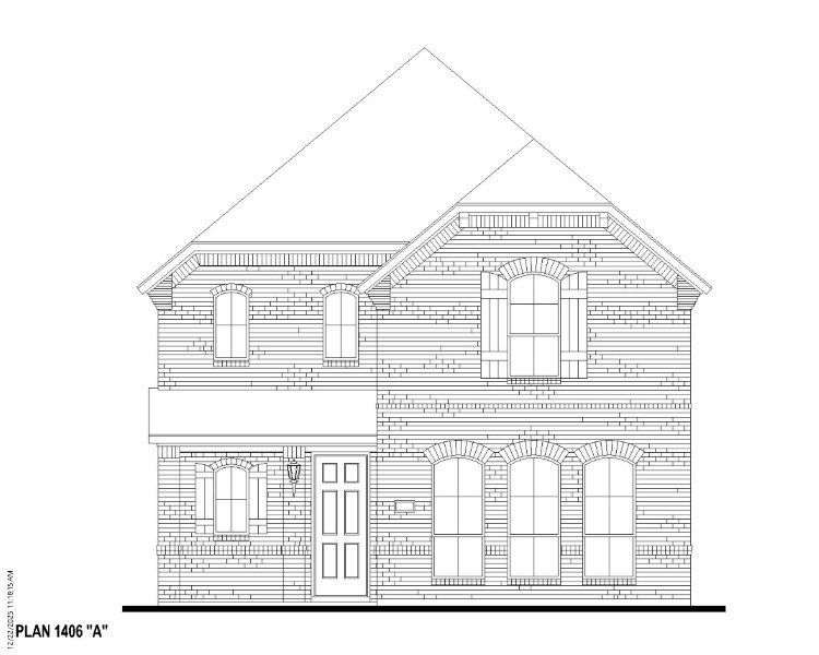 Plan 1406 Elevation A