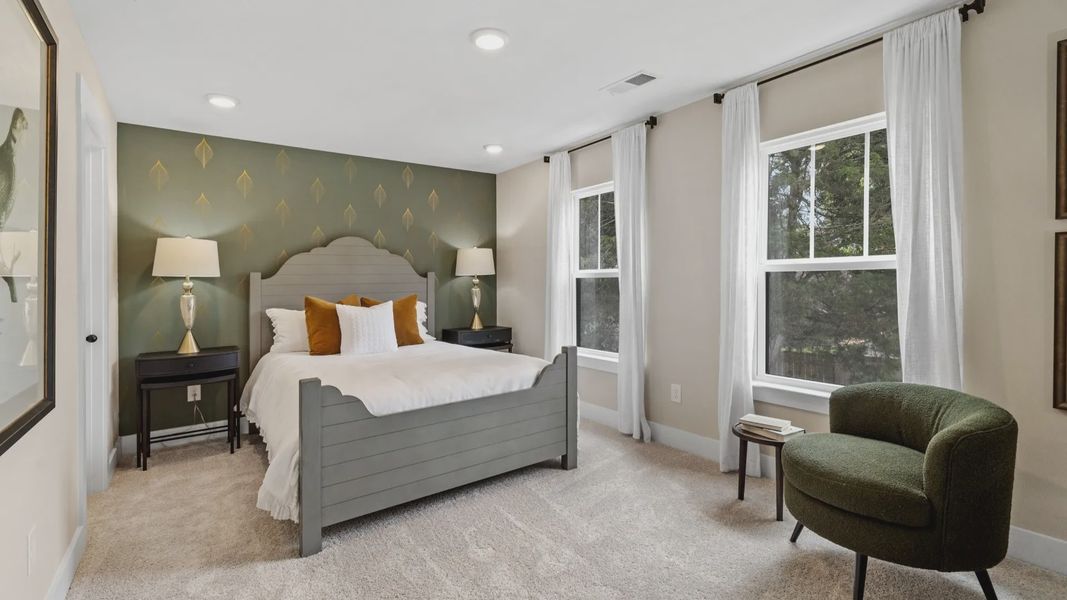 Representative furnished interior of a home built from the Finley by DRB Homes in Woodglen, Piedmont (Image 14).