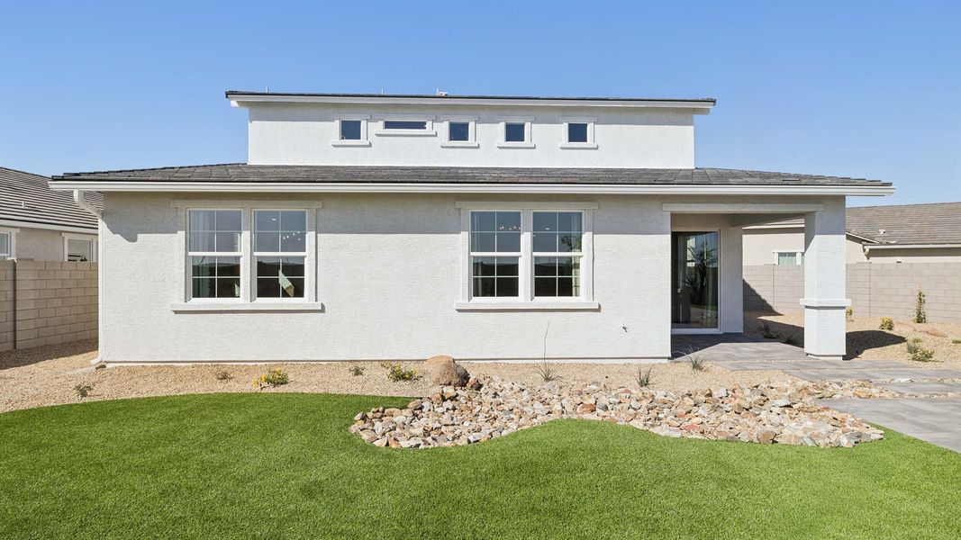Representative exterior details of a home built from the Yellowstone by D.R. Horton in Westpark, Buckeye (Image 28).
