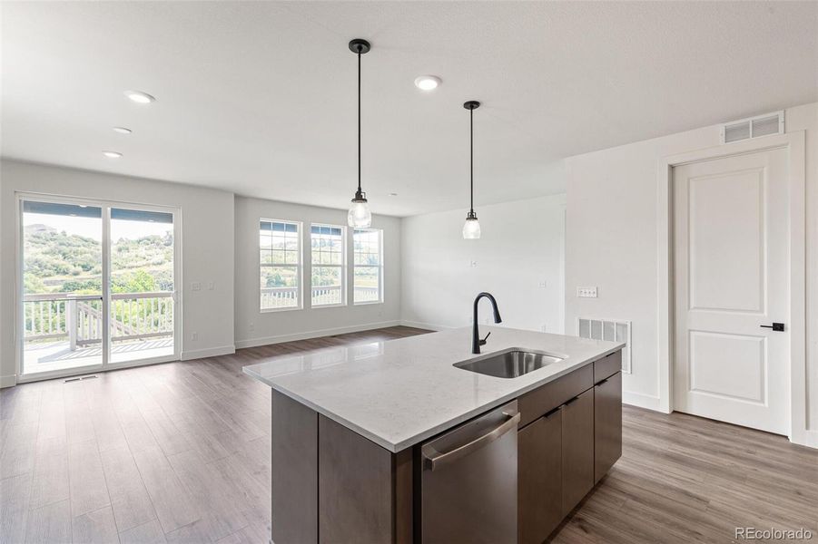 Furnished interior view inside a new home in Terrain Oak Valley, Castle Rock (Image 4).