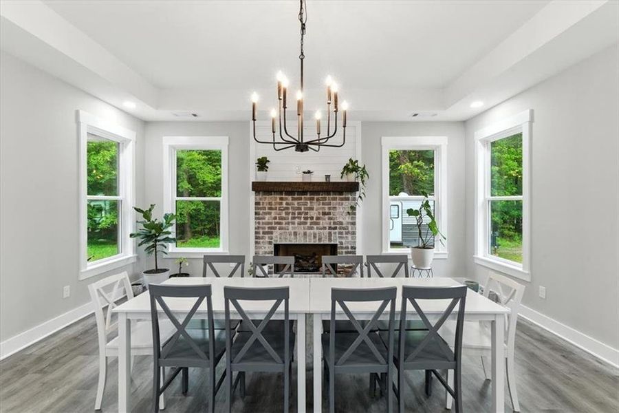 Furnished interior view inside a new home in , Adairsville (Image 30).