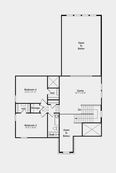 Additional Highlights Include: Mudset shower with tile to ceiling at primary bath, exterior gas line, pendant lights over kitchen island, and standard railings in place of half walls.