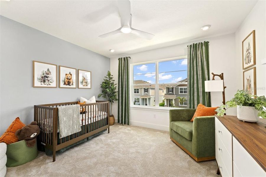 Furnished interior view inside a new home in , Orlando (Image 15).
