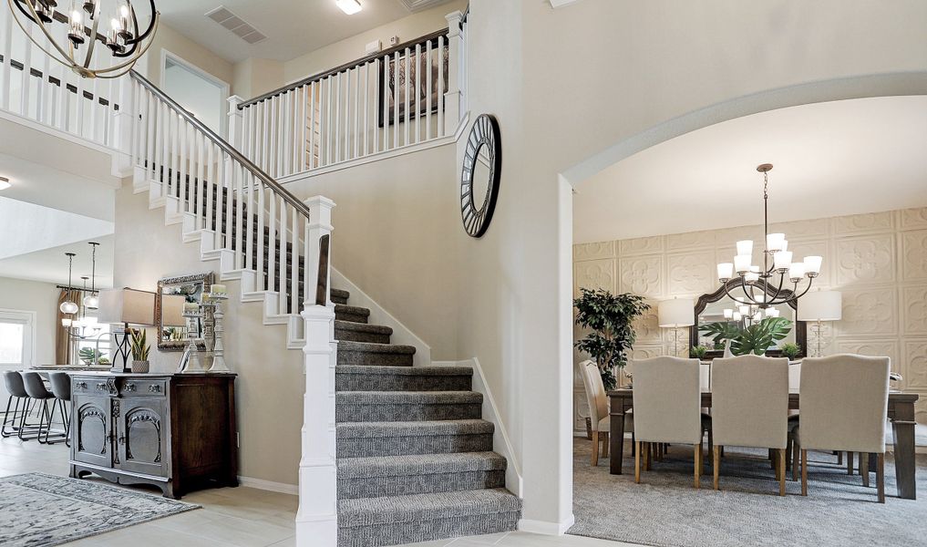 Dining room off foyer