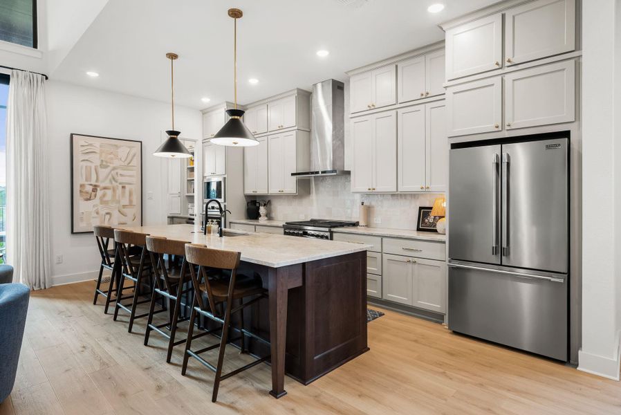 Furnished interior view inside a new home in Santa Rita Ranch, Liberty Hill (Image 14).