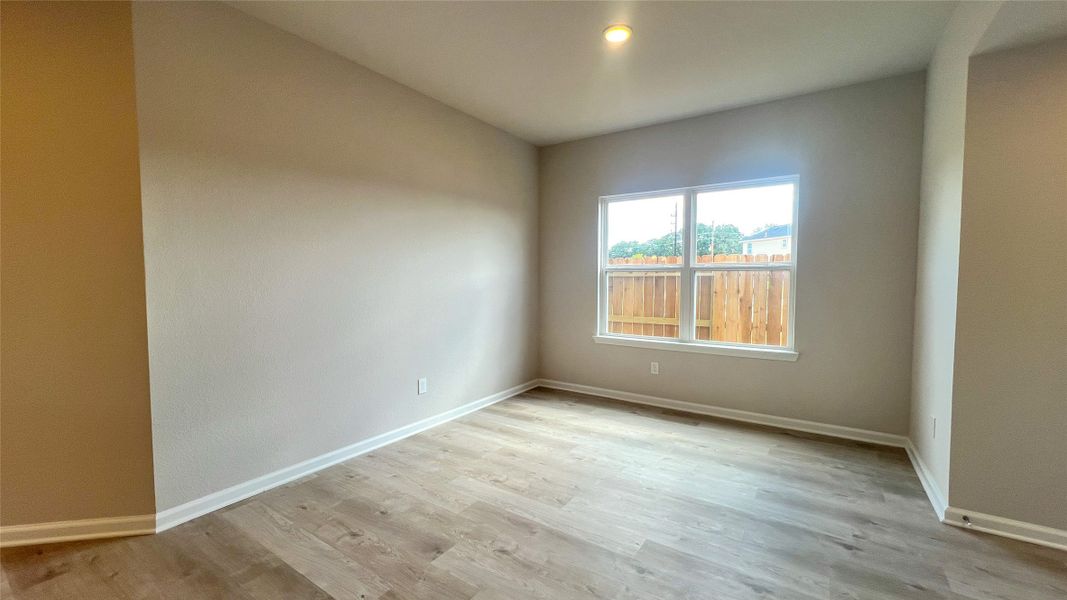 The Sparrow II- Dining Room. Sample floor plan image for illustration; upgrades, options, and colors may vary.