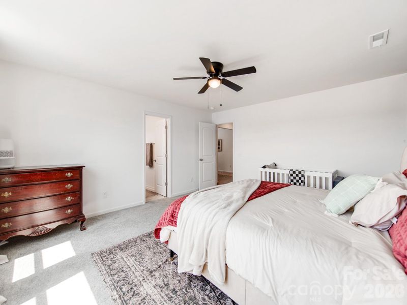 Furnished interior view inside a new home in Sutter's Mill II, Troutman (Image 19).