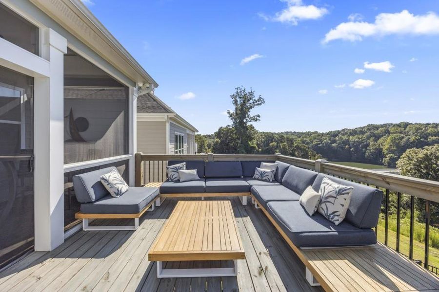 Front exterior of a new home in The Cottages Of Lake Lanier, Gainesville, GA, highlighting curb appeal (Image 22).