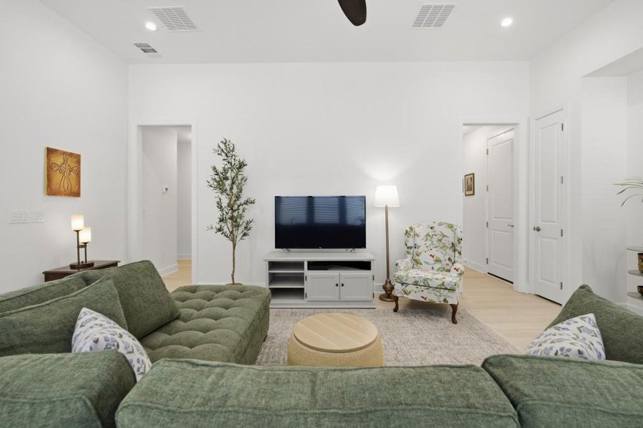 Furnished interior view inside a new home in , Hoschton (Image 15).