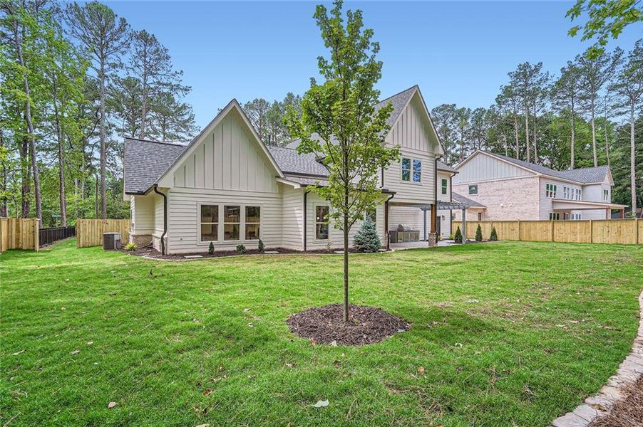 Exterior details and patio area of a home in , Snellville (Image 24).