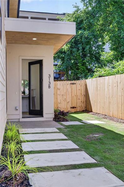 Exterior details and patio area of a home in , Atlanta (Image 33). Exterior details and patio area of a home in , Atlanta (Image 33).
