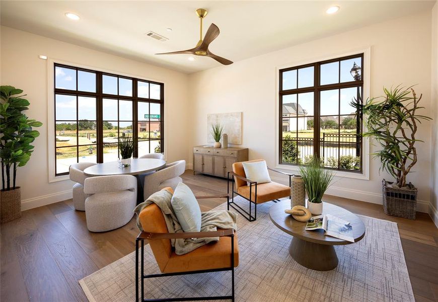 Furnished interior view inside a new home in , Southlake (Image 17).