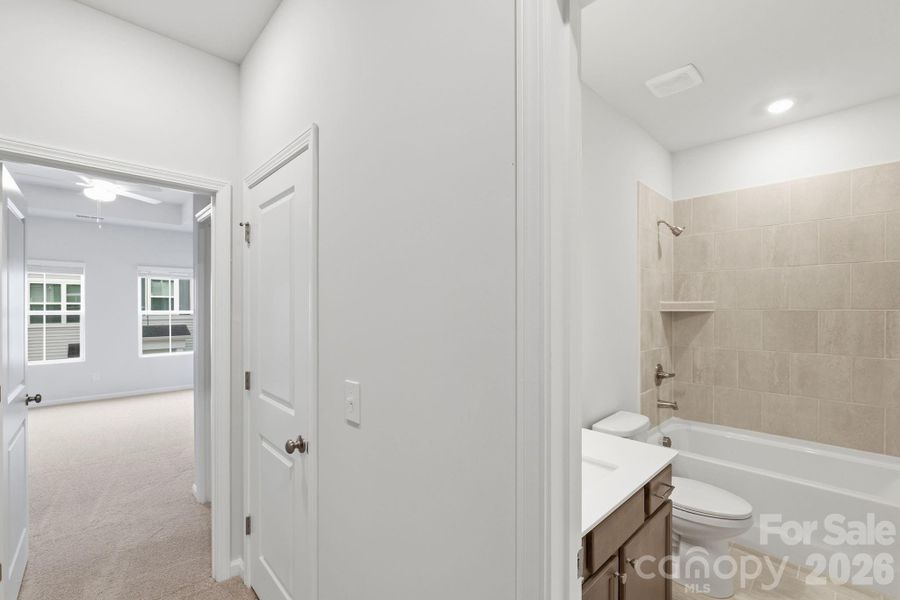 2nd floor hallway features linen closet 2nd floor hallway features linen closet