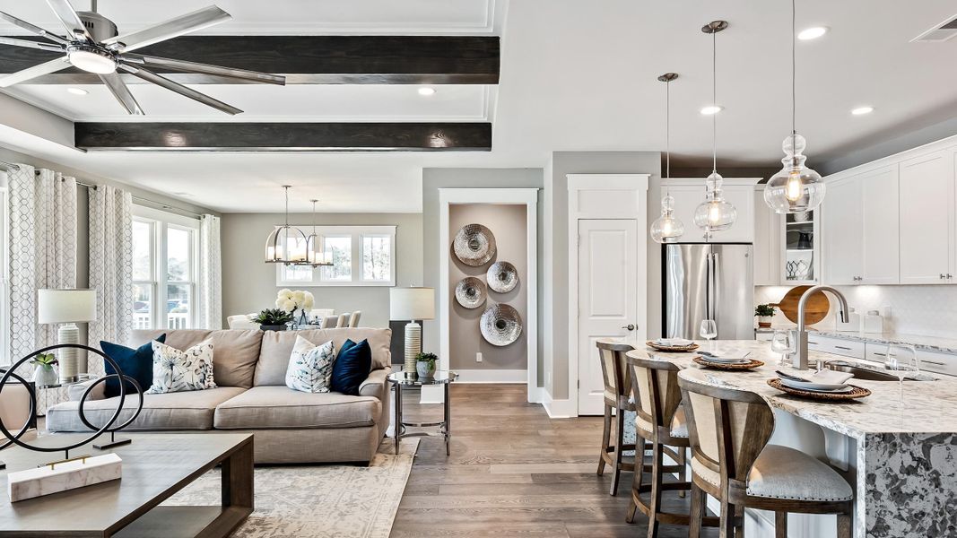 Island Kitchen and Great Room Island Kitchen and Great Room