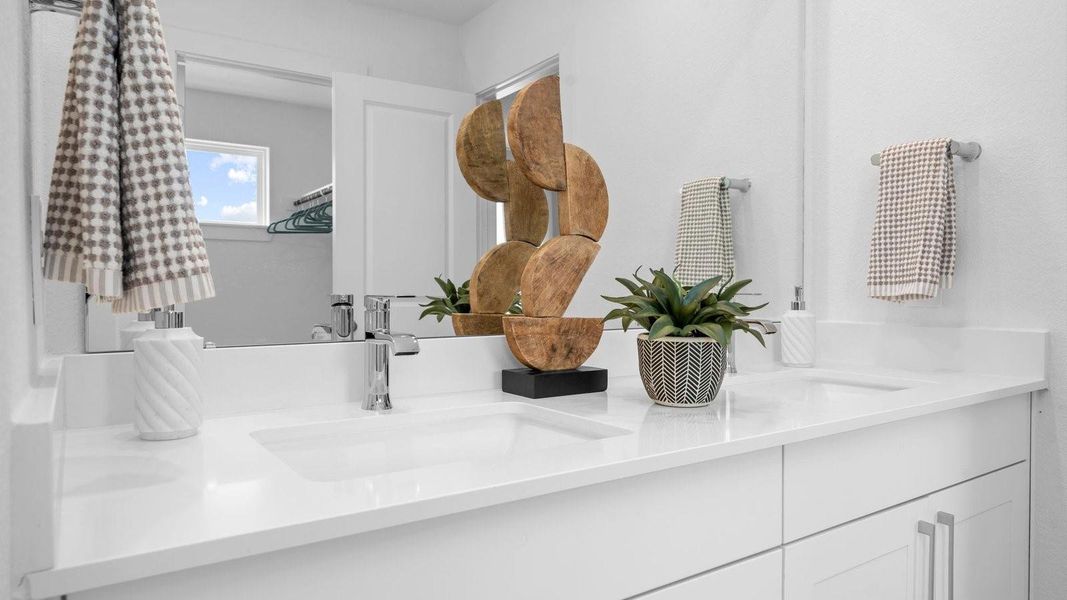 dual sink primary bathroom