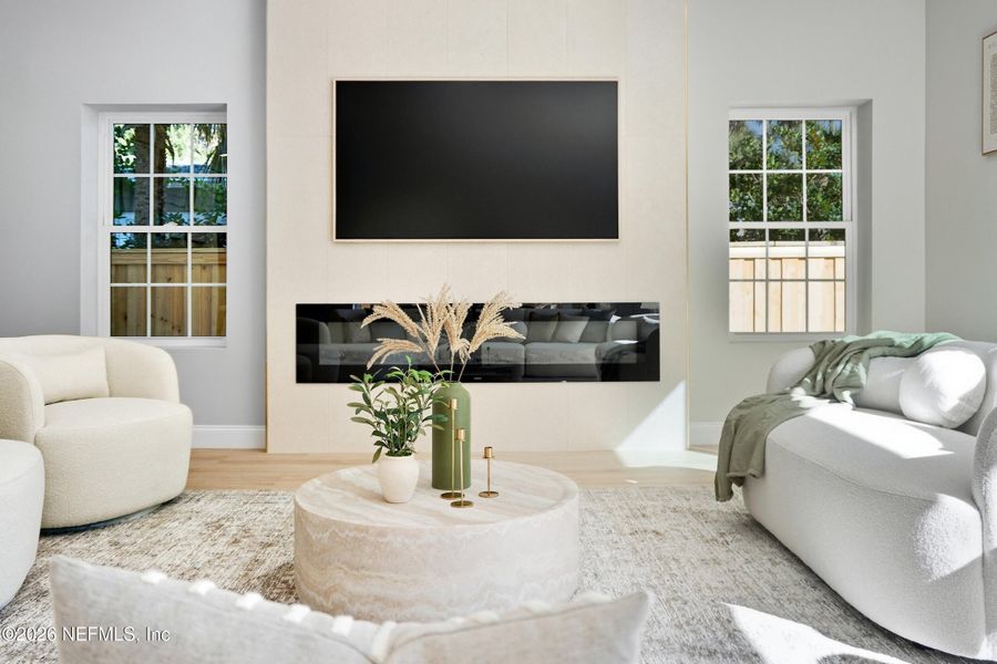 Furnished interior view inside a new home in , Atlantic Beach (Image 41).