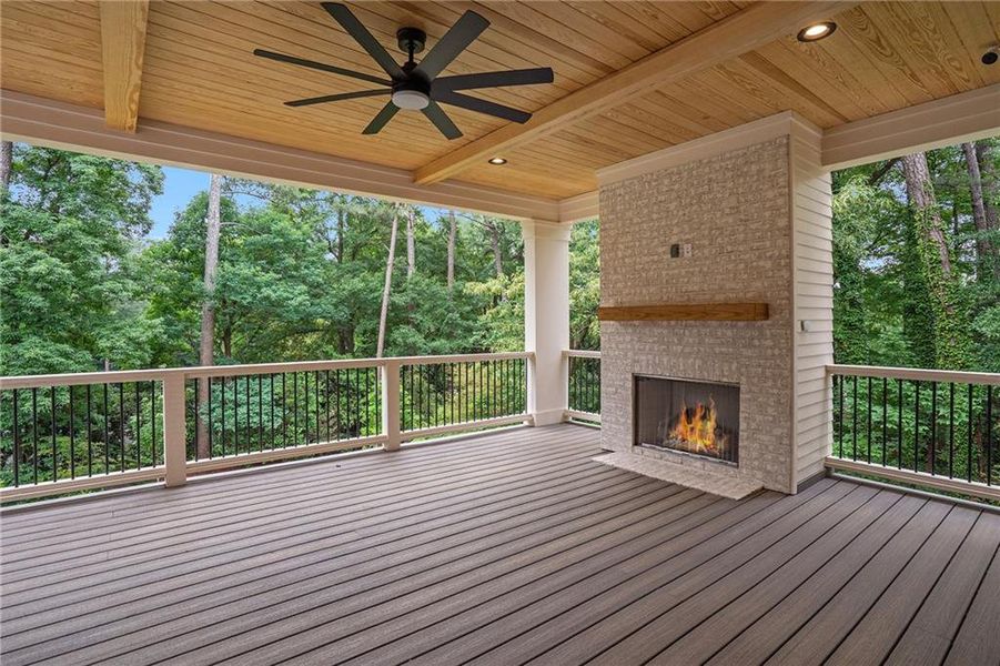 Exterior details and patio area of a home in , Atlanta (Image 29). Exterior details and patio area of a home in , Atlanta (Image 29).
