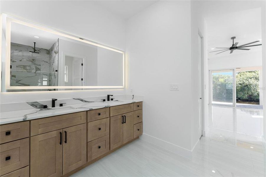 Furnished interior view inside a new home in , Port Charlotte (Image 17). Furnished interior view inside a new home in , Port Charlotte (Image 17).