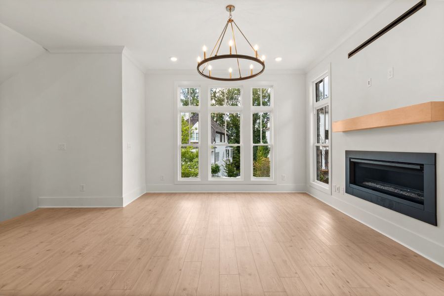Representative unfurnished interior of a home built from the The McCollum by The Providence Group in Park Walke, Alpharetta (Image 31).