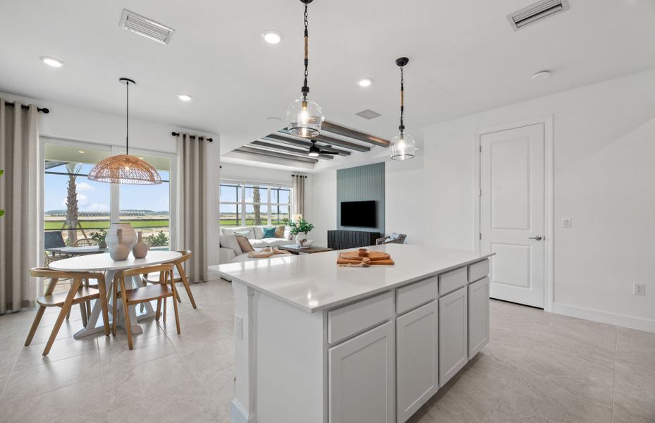 Furnished interior view inside a new home in Reagan Landing, Bradenton (Image 9).