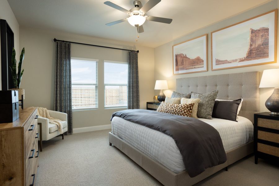 Furnished interior view inside a new home in Southridge - Spring Series, McKinney (Image 10).