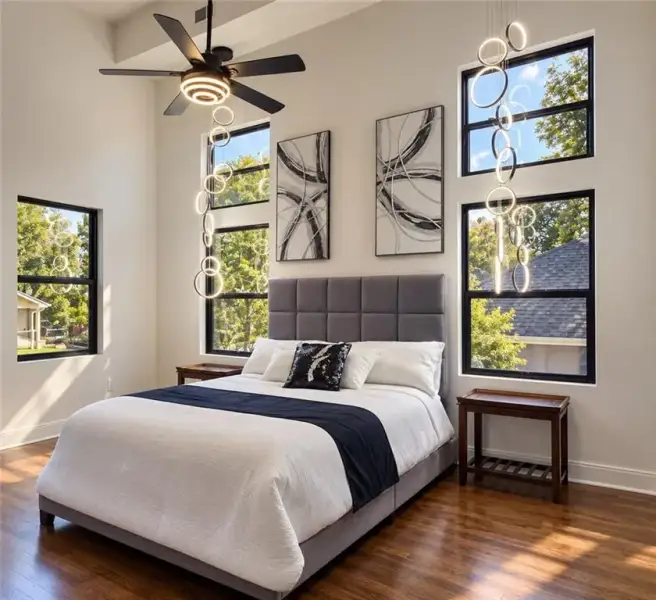 Furnished interior view inside a new home in , Atlanta (Image 6).