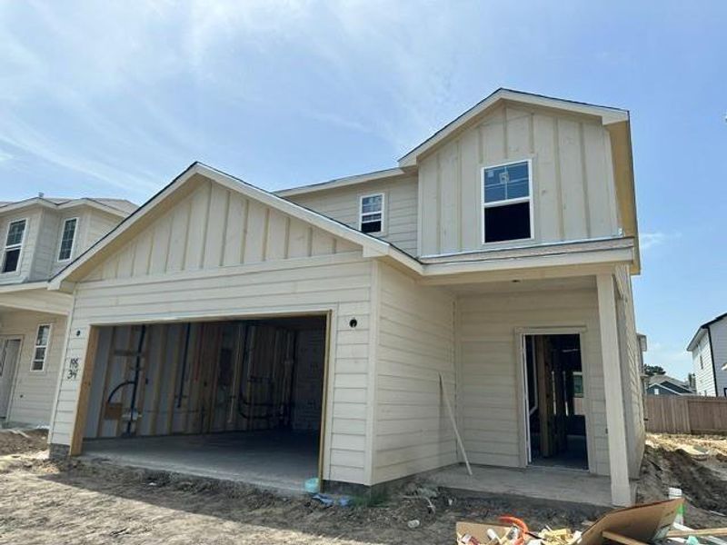 In-progress construction of a new home in Northpark South, Porter, TX (Image 18).