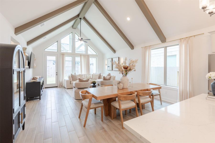 Furnished interior view inside a new home in , New Caney (Image 14).