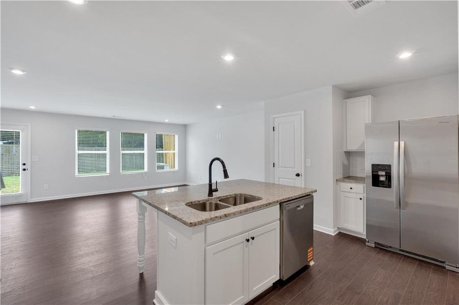 Furnished interior view inside a new home in Village Green, Adairsville (Image 8).