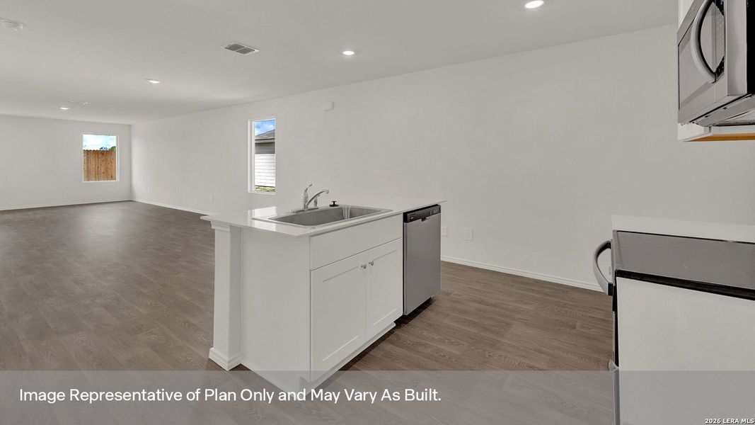 Furnished interior view inside a new home in Lantana, Lockhart (Image 7).